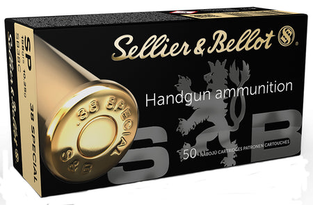 Sellier & Bellot .38 Special 158gr SP Ammo