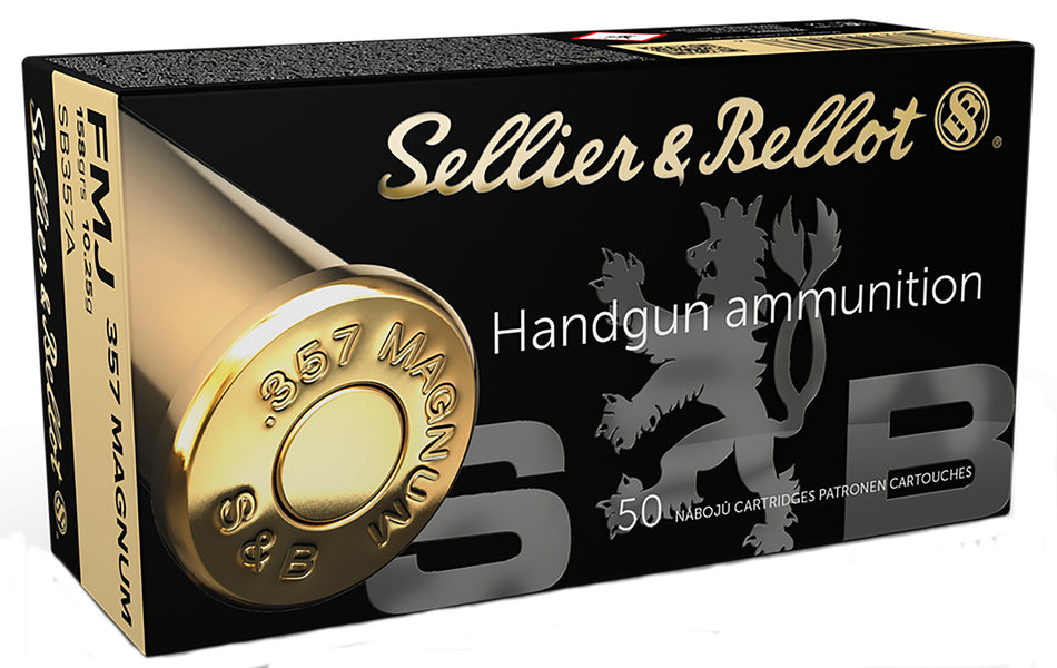 Sellier & Bellot 357 Mag 158gr FMJ Ammo