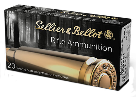 Sellier and Bellot .22 Hornet Rifle 45gr FMJ Ammo