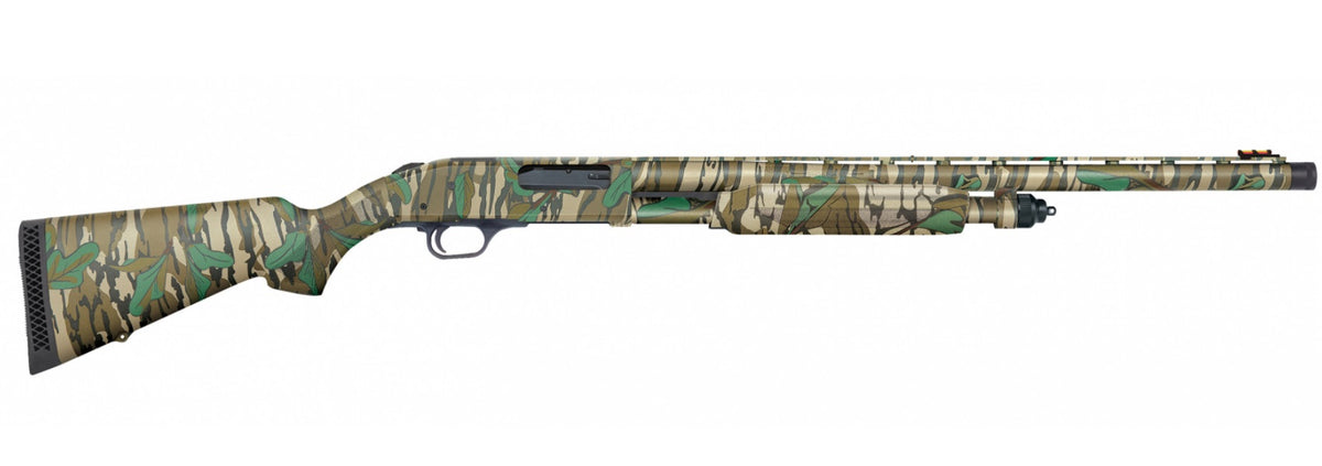 Mossberg 62232 835 Ulti-Mag Full Size 12 Gauge Pump 3.50" 5+1 24" Mossy Oak Greenleaf Vent Rib Barrel & Optic Ready Receiver, Oak Greenleaf Synthetic Stock, Right Hand