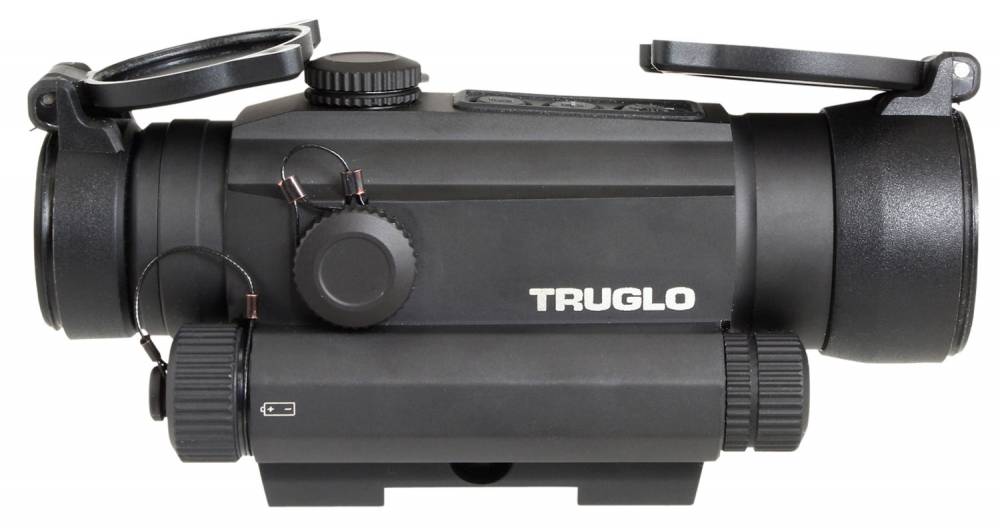 Truglo Tru-Tec 1x 30mm Obj 2 MOA Red Dot Black CR123A Lithium