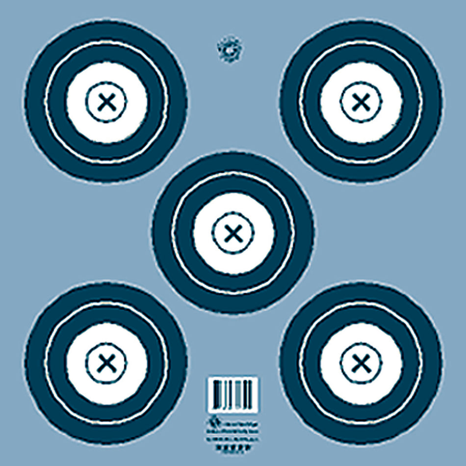 Maple Leaf Target Face NFAA Indoor 5-Spot 100 pk.