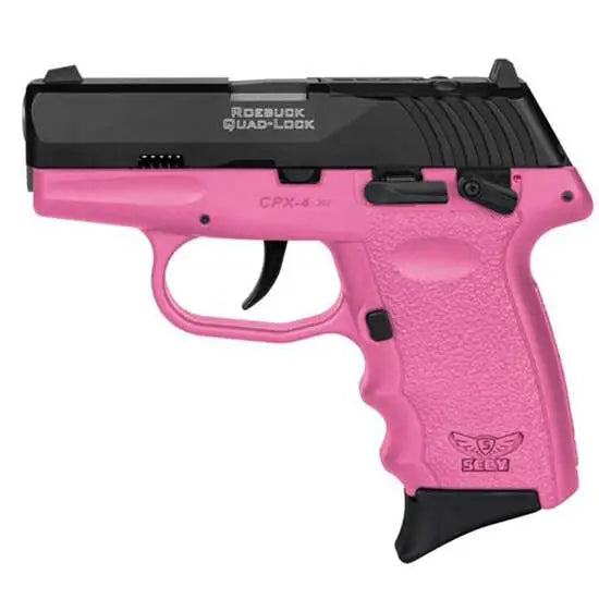 SCCY CPX4CBPKRDR 380 PST BL/PNK GRP D/S SAFETY