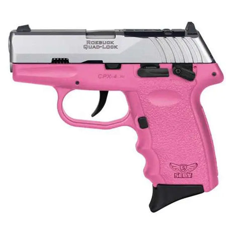 SCCY CPX4TTPKRDR 380 PST TT/PNK GRP D/S SAFETY
