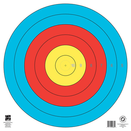 Maple Leaf Target Face FITA 6-Ring 80 cm. 1 pk.