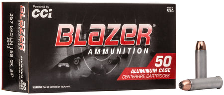 CCI Blazer .357 Magnum 158gr Aluminum JHP Ammo