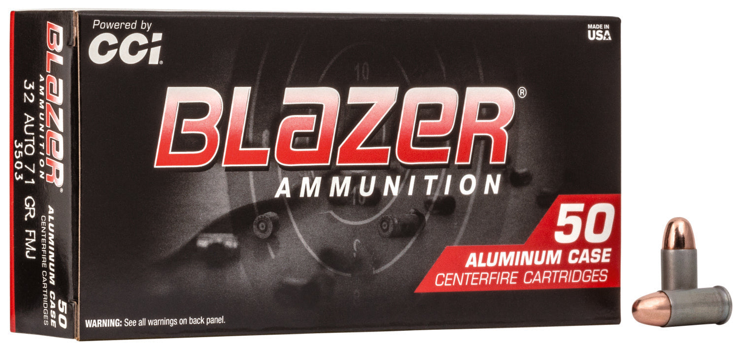 CCI Blazer .32 ACP Aluminum 71gr TMJ Ammo