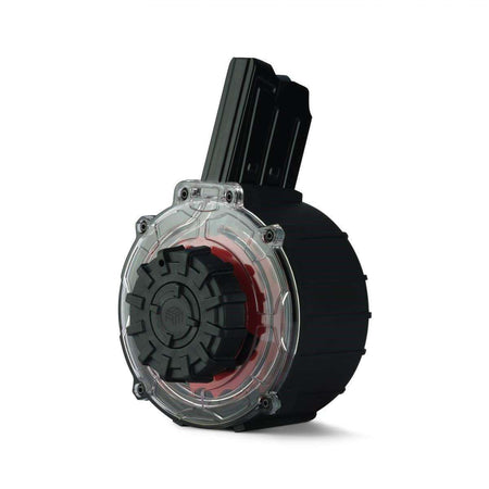ORTHOS BLACK RIVER 20RD DRUM MAG BLACK W RED PARTS