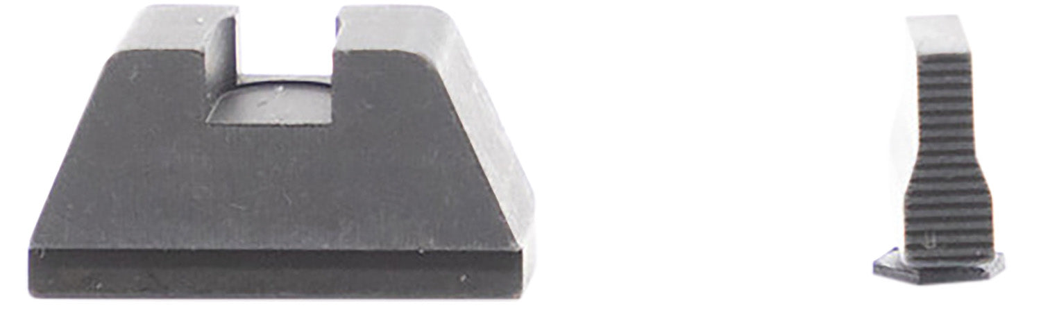AmeriGlo GL429 Optic Compatible Sight Set for Glock XL Tall Serrated Front Sight-Black Rear Sight