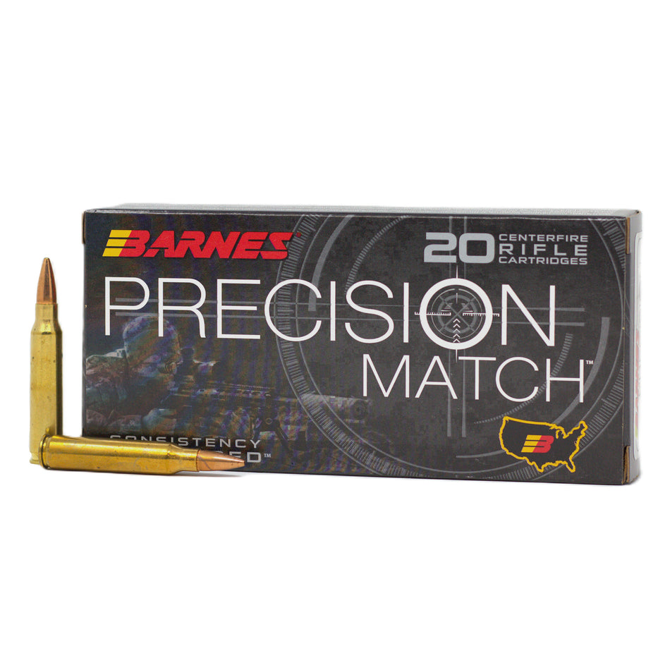 Barnes 5.56x45mm NATO Precision Match 69gr OTM Ammo 2900 FPS
