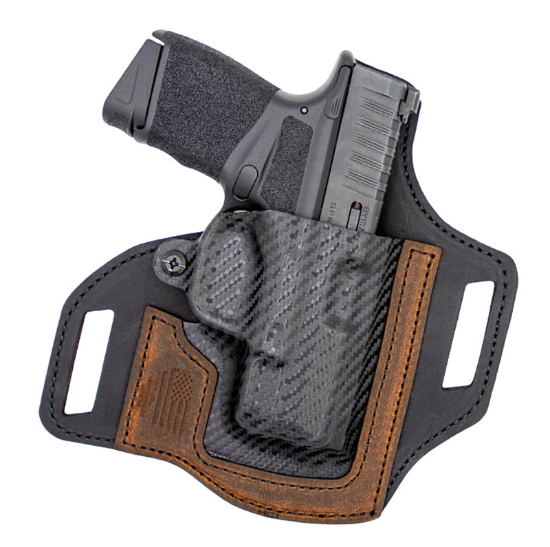 Rebel OWB Hybrid Kydex/Buff Brn Sig 365