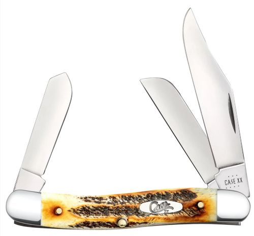 CASE KNIVES 6.5 BONE STAG STOCKMAN