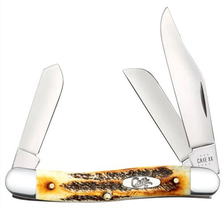 CASE KNIVES 6.5 BONE STAG STOCKMAN