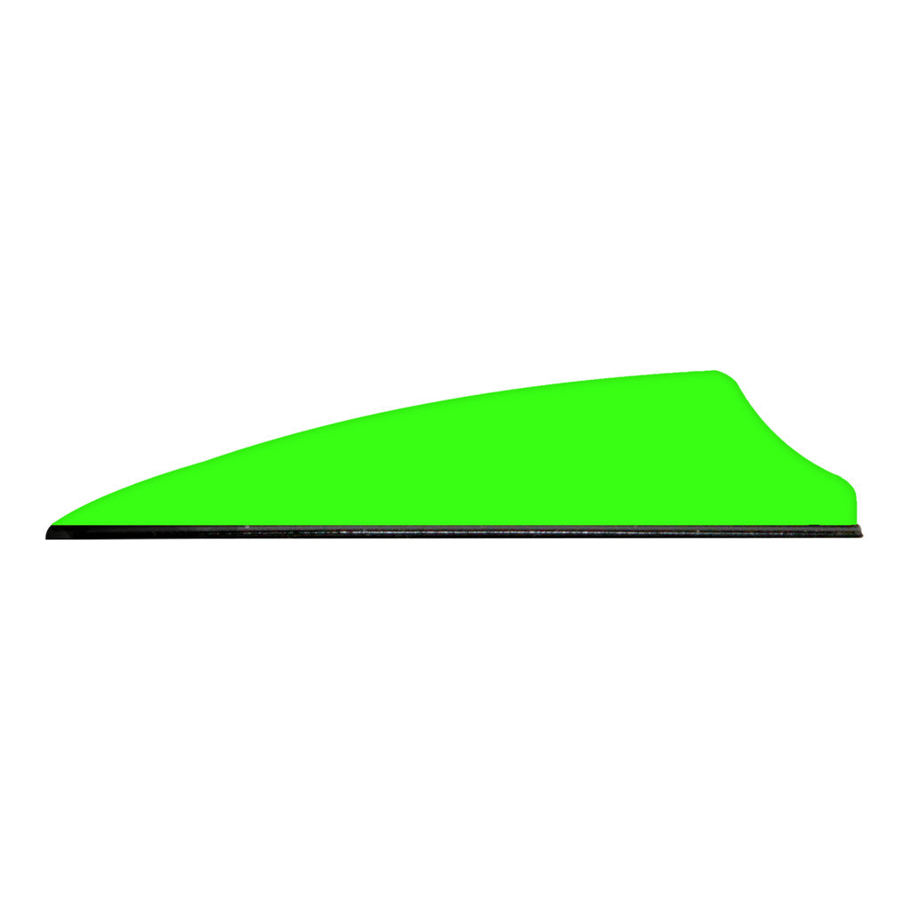 Q2i Fusion X-II Vanes Neon Green 2.1 in. 100 pk.