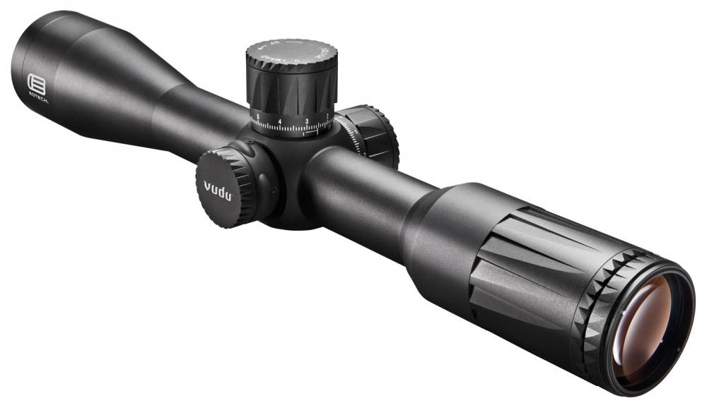 Eotech VUDU210FFMD1 Vudu Precision 2.5-10x 44mm Obj 41-10.2ft @ 100 yds FOV 30mm Tube Black Hardcoat Anodized Finish Illuminated MD1-MRAD (FFP)