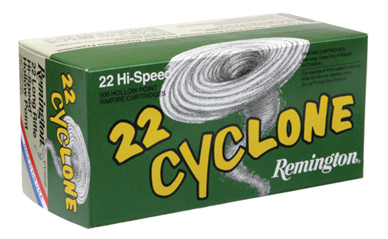Remington .22 Long Rifle 22 Cyclone 36gr JHP Ammo