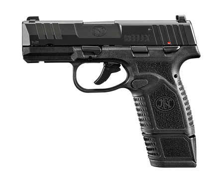 FN 66101416 Reflex 9mm Luger 15+1 11+1 3.30" Micro-Compact Frame Black PVD Serrated Steel Slide w/Picatinny Rail Stippled Grip Ambidextrous