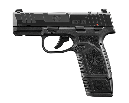 FN 66101418 Reflex MRD 9mm Luger 15+1 11+1 3.30" Micro-Compact Frame Black PVD Optic Ready/Serrated Steel Slide w/Picatinny Rail Stippled Grip Ambidextrous