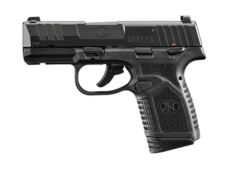 FN 66101420 Reflex 9mm Luger 10+1 3.30" Micro-Compact Frame Black PVD Serrated Steel Slide w/Picatinny Rail Stippled Grip Ambidextrous