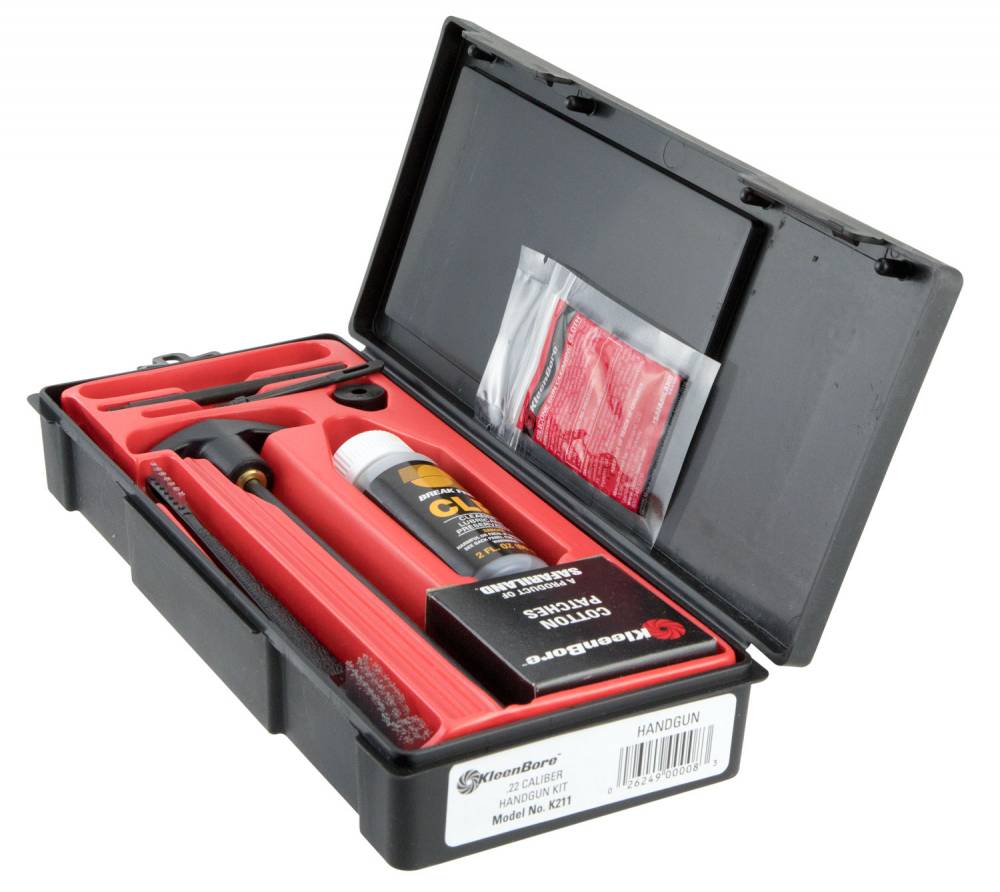 Kleen-Bore Handgun Cleaning Kits w/Steel Rods Cleaning Kit .25 Cal