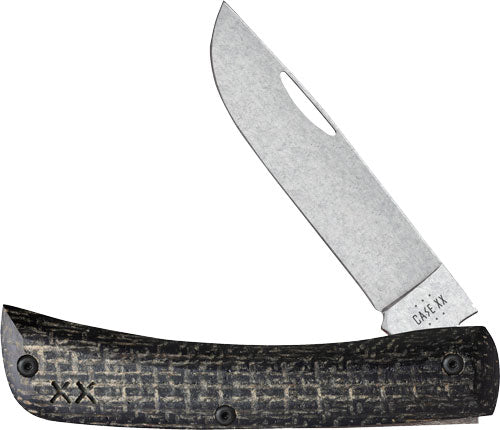CASE KNIVES CROSSROADS SERIES BLACK BURLAP LAM SOD BUSTER JR