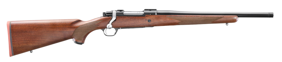 Ruger 67101 Hawkeye Hunter 6.5 Creedmoor 4+1 16.60" Satin Blued Threaded Barrel, Satin Blued Steel Receiver w/Integral Scope Mount, American Walnut Fixed Stock, Right Hand