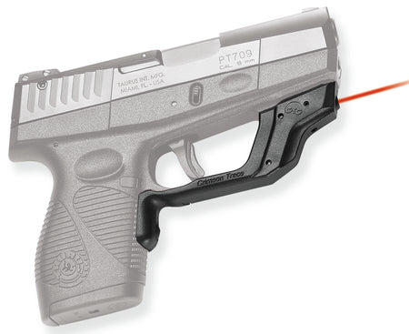 Crimson Trace 0160001 Laserguard Fits Taurus Slim 709/708/740, Red Laser Black Polymer