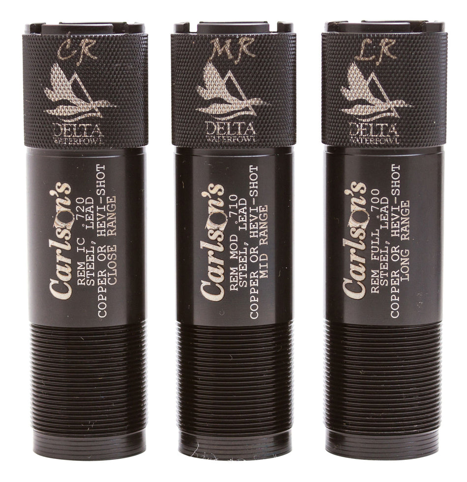 Carlson's Choke Tubes 07269 Delta Waterfowl Remington Rem Choke 12 Gauge Mid/Long/Close Range 17-4 Stainless Steel