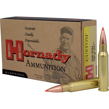 Hornady .308 Winchester Custom 150gr SST Ammo