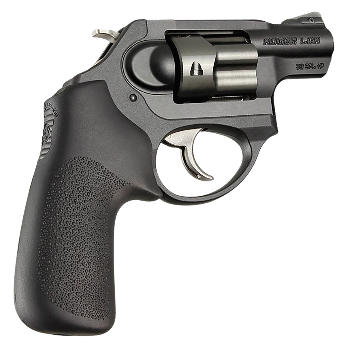 Hogue 78030 Tamer Black Rubber Cushion Grip without Finger Grooves for Ruger LCR, LCRx