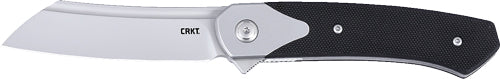 CRKT VIENTO 3.23" PLAIN EDGE ASSISTED BLACK/SS D2