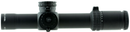 Trijicon 1900029 AccuPower  1-8x 28mm Obj 109.20-13.10 ft @ 100 yds FOV 34mm Tube Black Finish Illuminated Green Segmented Circle Crosshair Mil (FFP)