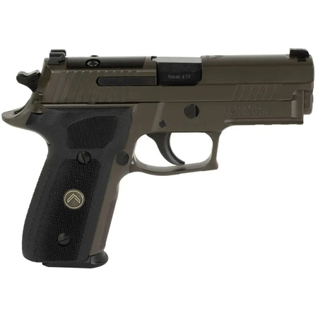 dSIG SAUER 229 LEGION 9MM PSTL GRY, BLK G10 GRIPS, 3-15RD MAG, OPTICS READY