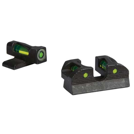 XRAY1 SIGHTS ENHANCED DAY NO6 GREEN FRONT NO6 GREEN REAR NO6 BLACK REAR ROUND NOTCH