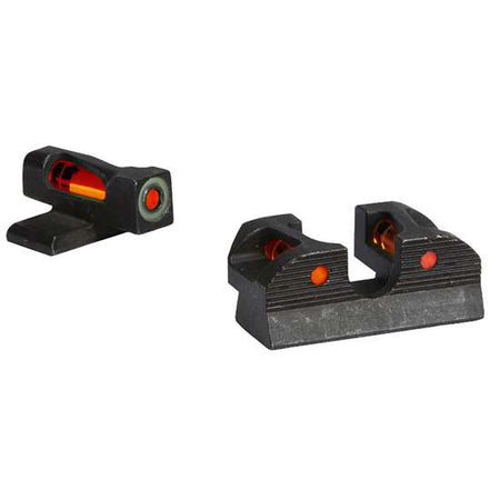 XRAY1 SIGHTS ENHANCED DAY NO8 RED FRONT NO8 RED REAR NO8 BLACK REAR ROUND NOTCH