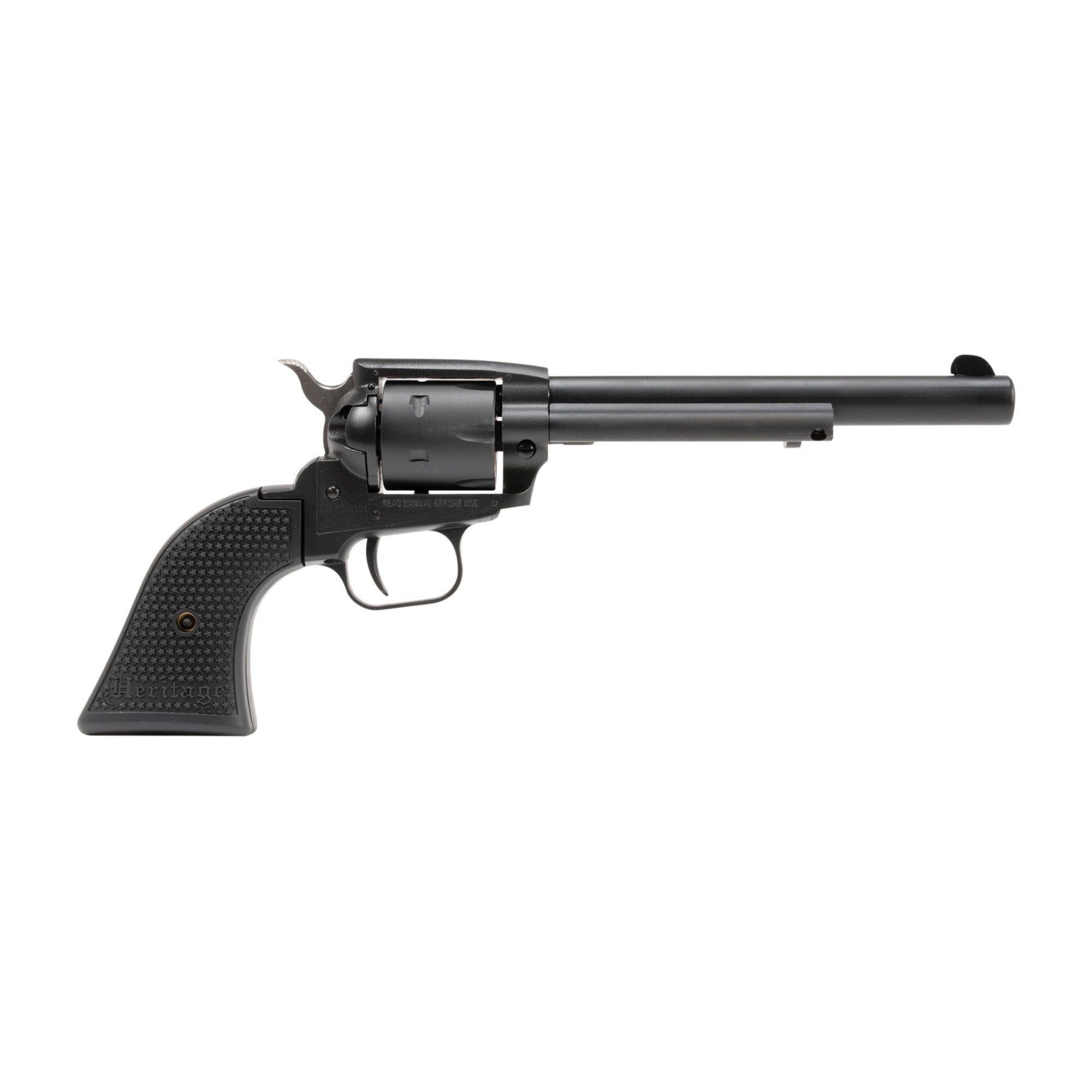 Heritage Mfg SRR32SB6 Rough Rider 32 H&R Mag 6 Shot 6.50" Overall Satin Black Barrel, Cylinder & Steel Frame, Exposed Hammer