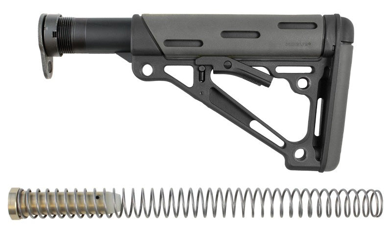 AR-15/M16 OverMld ColBStk W/Buffer Grey