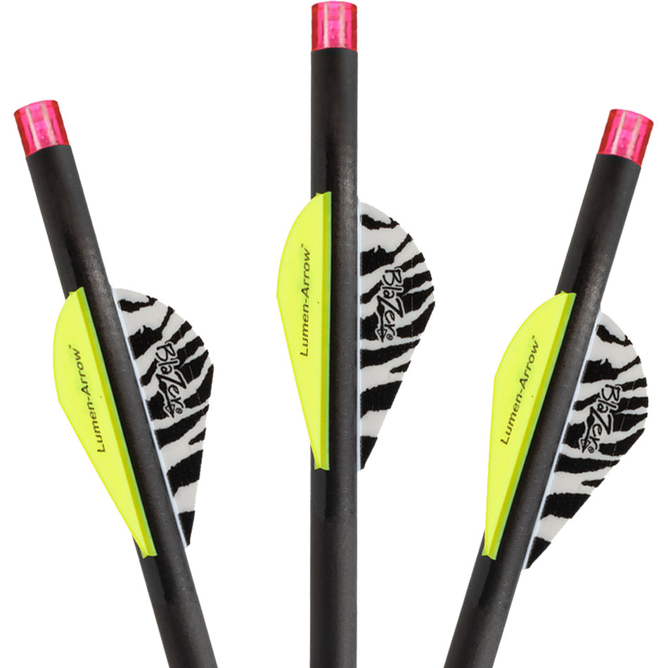 Lumenok Crossbow Bolts 20 in. Pink Flat 3 pk.