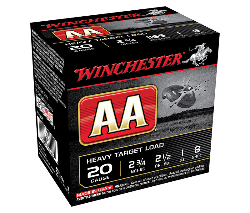 Winchester  20 Gauge 2.75 in 1 oz #8