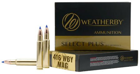Weatherby B416350TTSX Select Plus Barnes Tipped TSX Lead Free 350 Grain .416 Wthby Mag 2880 fps