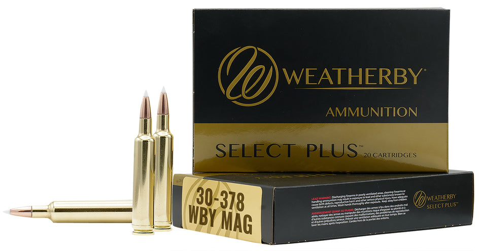 Weatherby .30-378 Weatherby Mag Select Plus 220gr Hornady ELD-X Ammo