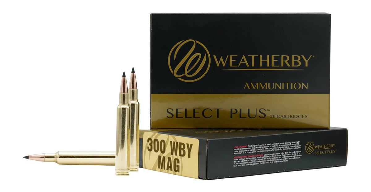 Weatherby .300 Weatherby Mag Select Plus 195gr CSHP Ammo
