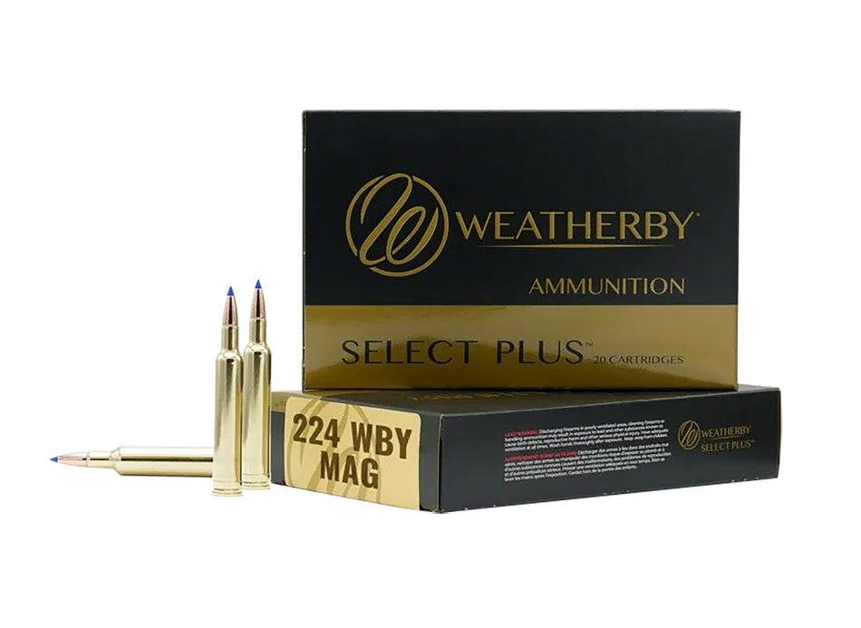 Weatherby .224 Weatherby Mag  37gr PolyTip Ammo