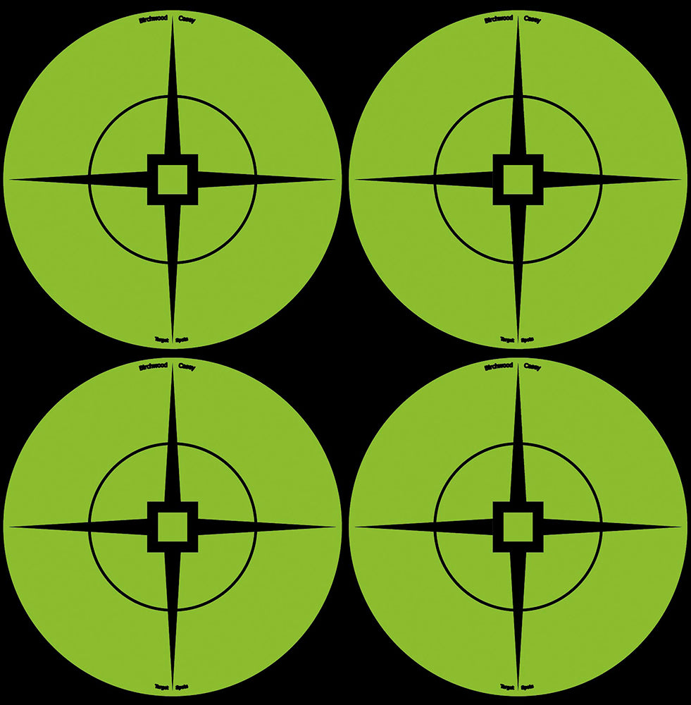 Birchwood Casey 33933 Target Spots Self-Adhesive Paper Black/Green 3" Crosshair 40 Pack