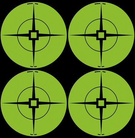 Birchwood Casey 33933 Target Spots Self-Adhesive Paper Black/Green 3" Crosshair 40 Pack
