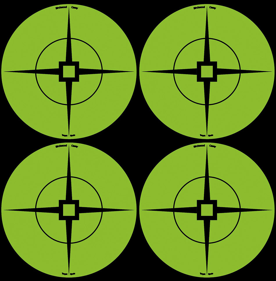 Birchwood Casey 33933 Target Spots Self-Adhesive Paper Black/Green 3" Crosshair 40 Pack