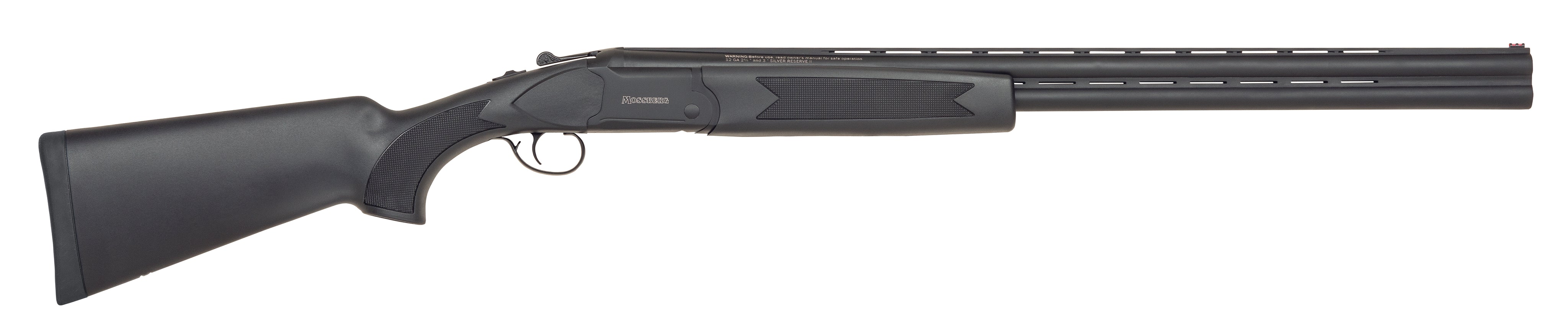 Mossberg 75483 Silver Reserve Eventide Over/Under 20 Gauge 3" 2rd 26", Black, Synthetic Furniture, Fiber Optic Sight, 5 Field Set Chokes