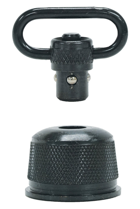 GrovTec US Inc GTSW296 Mag Cap Shotgun 1" Push Button Black Oxide Remington 870 Express 12 Gauge Steel