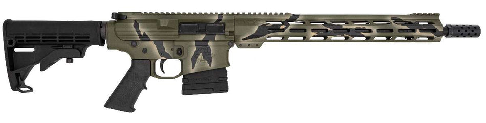 GREAT LAKES GL10 308WIN 16" PURSUIT GREEN CAMO/NITRIDE 1-10RD