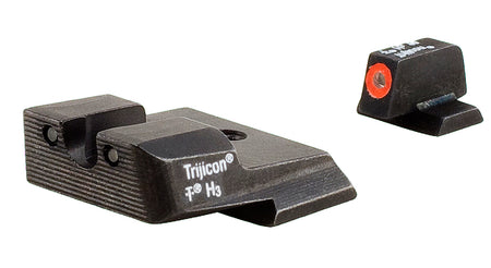Trijicon 600556 HD Night Sights Green/Tritium Orange Outline Front Sight-Green Tritium Black Outline Rear Sight Smith & Wesson M&P/M&P M2.0